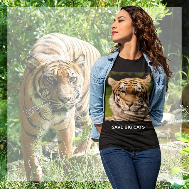 Camiseta Sumatran Tiger Portrait T-Shirt (Criador carregado)