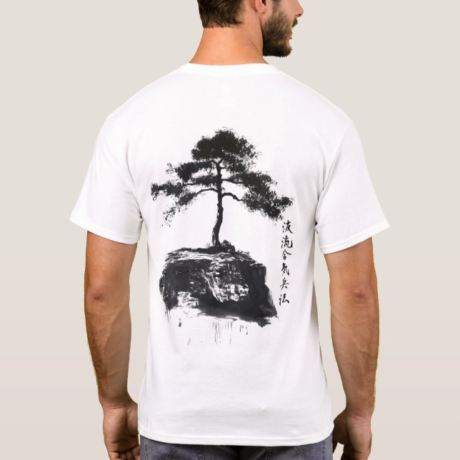 Camiseta Sumi-e Bonsai (Verso)