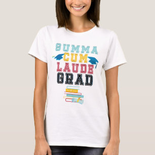 Camiseta Summa com honras do t-shirt dos formandos de Laude