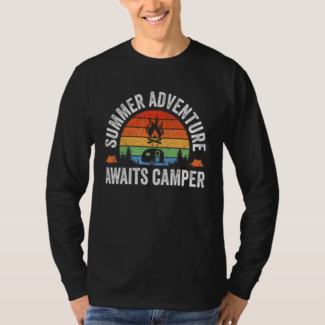 Camiseta Summer Adventure Aguarda Camper (Frente)