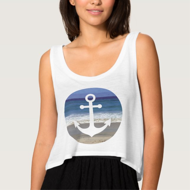 Camiseta Summer Beach Anchor (Frente)
