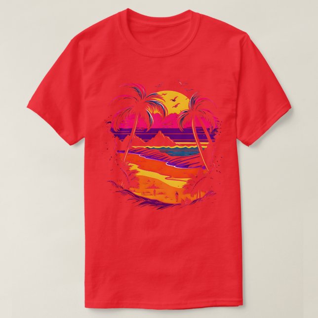 Camiseta Summer Beach Lover 1 (Frente do Design)