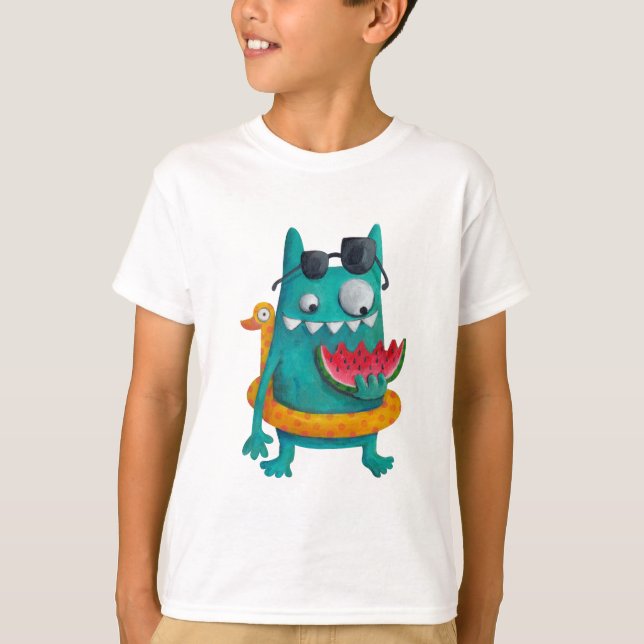 Camiseta Summer Beach Monster (Frente)