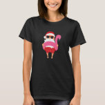 Camiseta Summer Beach Vacation Pink Flamingo Christmas In J<br><div class="desc">Summer Beach Vacation Pink Flamingo Christmas In July</div>