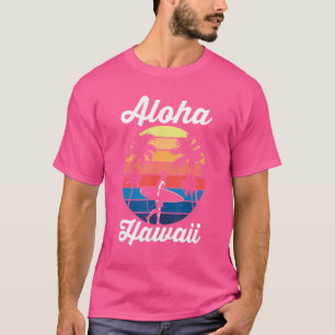 Camiseta Summer Beach Vacing Ilha Havaiana Retro Aloha