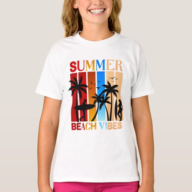 Camiseta Summer Beach Vibes (Frente)