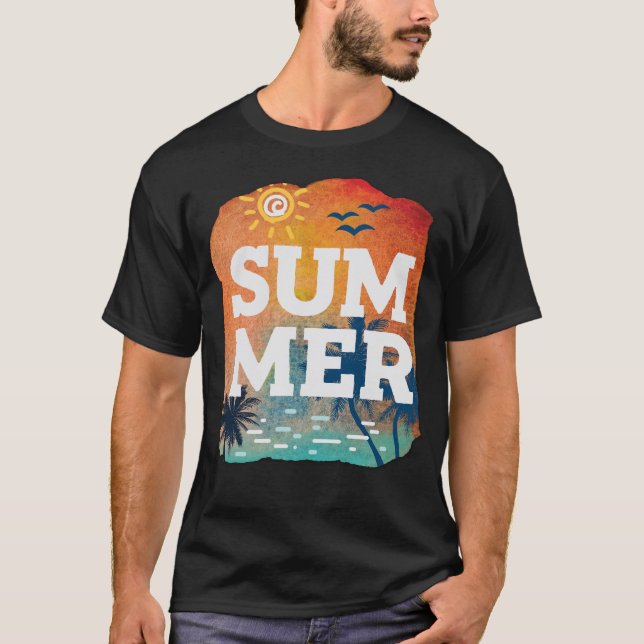 Camiseta Summer Beach Vibes (Frente)