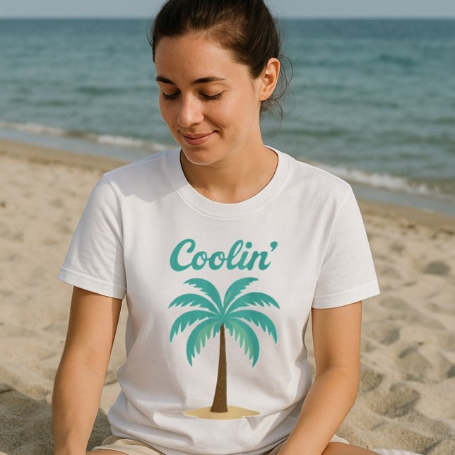 Camiseta Summer Beach Vibes Palm Tree (Criador carregado)