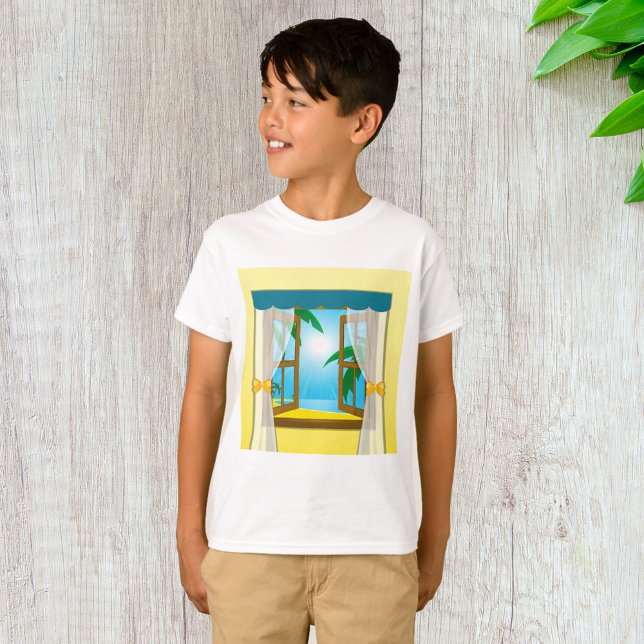 Camiseta Summer Beach View (Criador carregado)