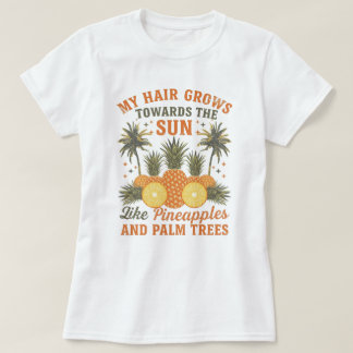 Camiseta Summer Black Hair Appreciation Tropical Custom Tee
