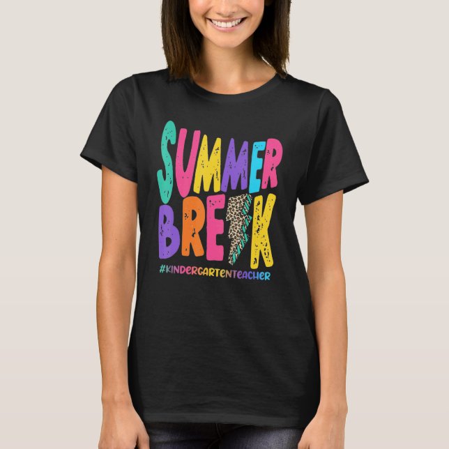 Camiseta Summer Break Jardim Infantil Sub Leopard Te (Frente)