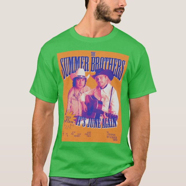 Camiseta Summer Brothers Its June Again garota (Frente)