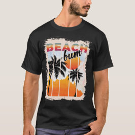 Camiseta Summer Bum Beach Palm Férias Sunset