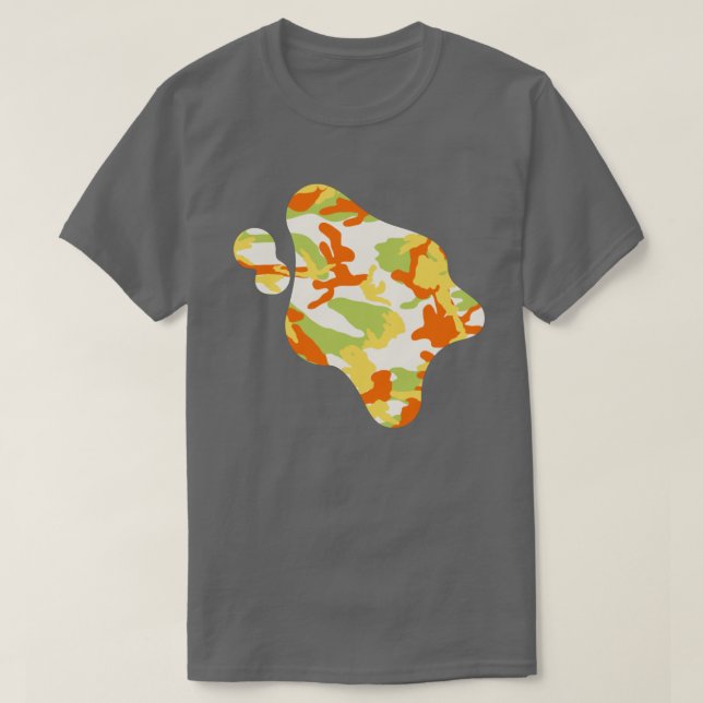 Camiseta Summer Camo Paint Splat (Frente do Design)