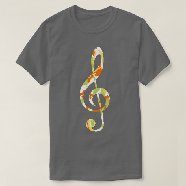 Camiseta Summer Camo Patterle Clef (Frente do Design)