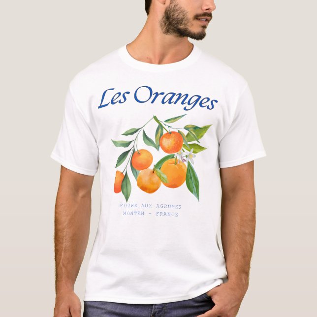 Camiseta Summer Citrus Fair Les Orange Foire aux Agrumes Mo (Frente)
