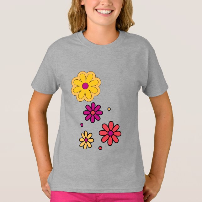 Camiseta Summer Daisy Floral Women (Frente)