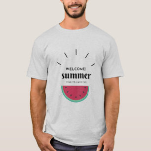 Camiseta Summer É Minha Estação Melancia