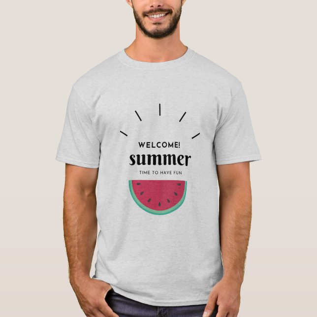 Camiseta Summer É Minha Estação Melancia (Frente)