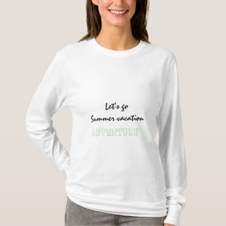 Camiseta Summer está aqui, e é o momento perfeito para fugi