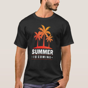 Camiseta Summer está chegando na praia de Caribe tropical 3