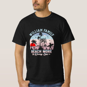 Camiseta Summer Family Reunion Custom Beach Mais Preocupada