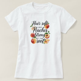 Camiseta Summer Fruit Peaches Hair Roots Graphic Tee