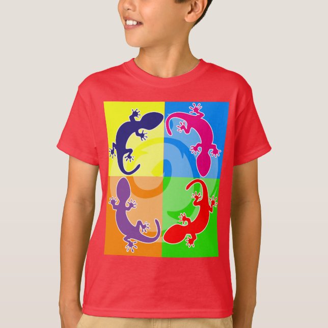 Camiseta Summer Gecko pop (Frente)