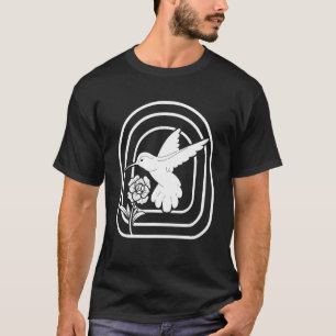 Camiseta Summer Hummingbird Com Flores Colibri Proprietário