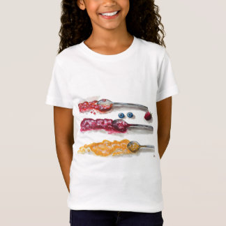Camiseta Summer Jam Trio: Uma Doce Aquarela de Berries e