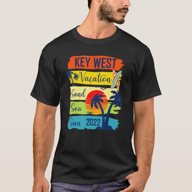 Camiseta Summer Key West Florida Beach Vacation 2022 Matchi (Frente)
