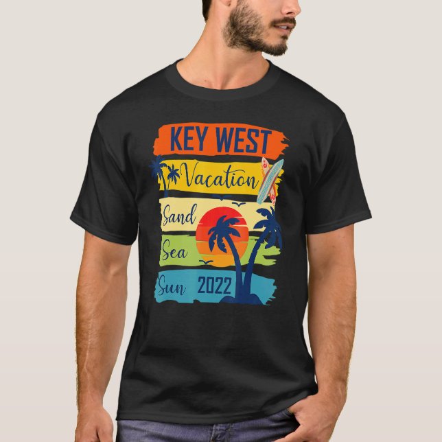 Camiseta Summer Key West Florida Beach Vacation 2022 Matchi (Frente)