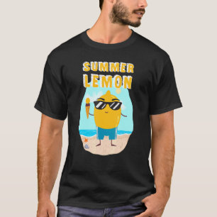 Camiseta Summer Lemon Cute Fruta Life Beach