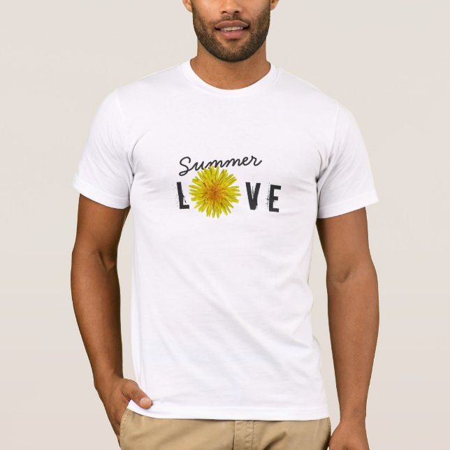 Camiseta Summer Love Happy Yellow Flower all Colour (Frente)