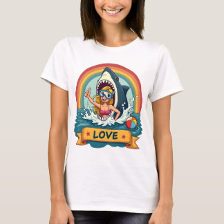 Camiseta Summer Love Splash - Praia Colorida Vibes Tee