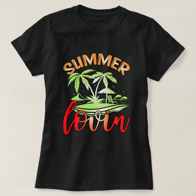 Camiseta Summer Lovin Summer Break (Frente do Design)