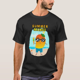 Camiseta Summer Mango Tropical Fruta Life Beach