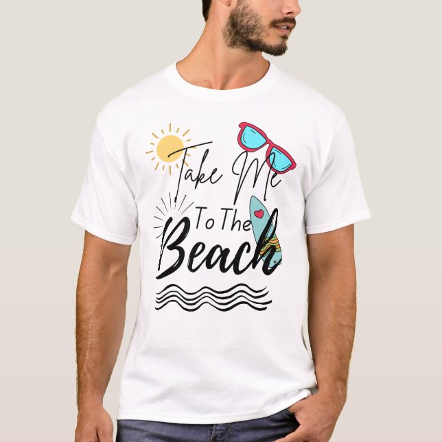 Camiseta Summer Me Leva À Praia (Frente)