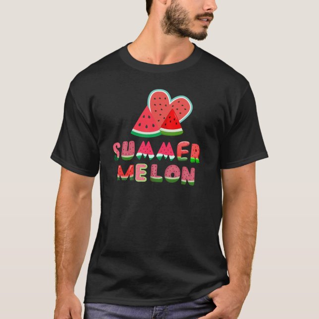 Camiseta Summer Melon Watermelon (Frente)
