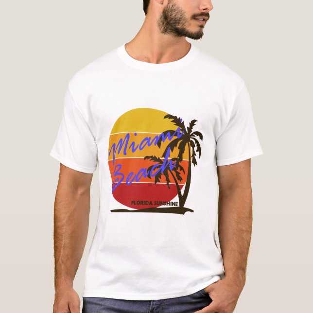 Camiseta Summer Miami Beach - Flórida (Frente)
