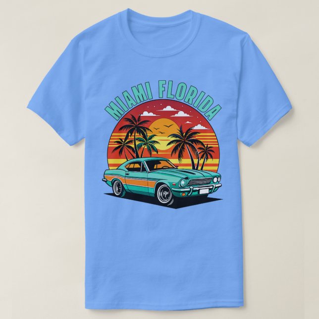 Camiseta Summer Miami Florida (Frente do Design)