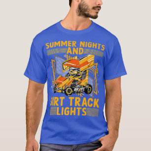 Camiseta Summer Nights and Dirt Track Lights Sprint Car1048