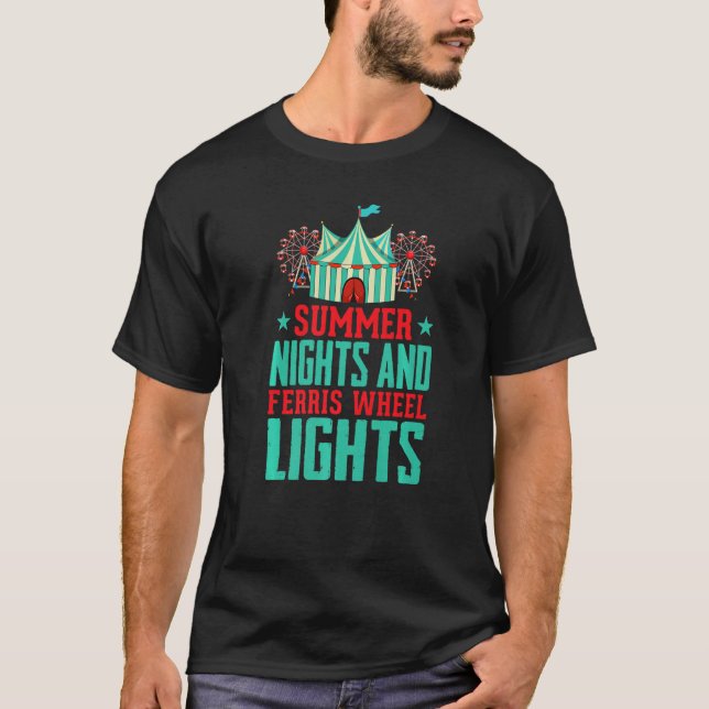 Camiseta Summer Nights And Ferris Lights Artist Circus Prem (Frente)