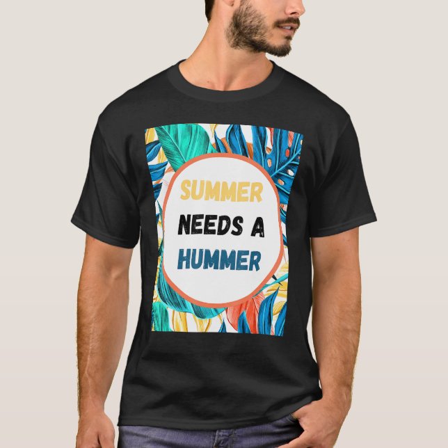 Camiseta Summer Precisa De Um Hummer (Frente)