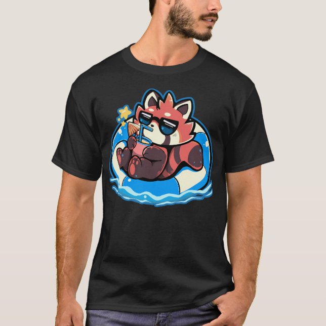 Camiseta Summer Red Panda (Frente)