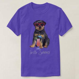 Camiseta Summer Rottweiler T-Shirt