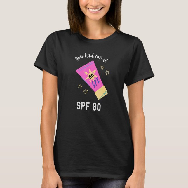 Camiseta Summer Spf 80 Enfermeira Mãe Médica Mulheres Estét (Frente)