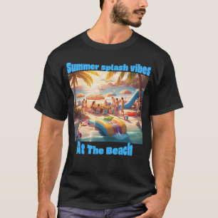 Camiseta Summer Splash Vibes - Beach Party Edition