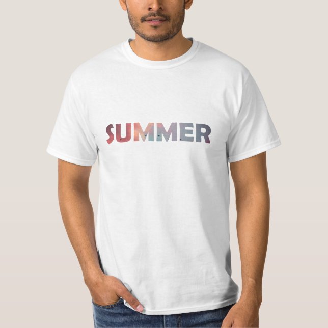 Camiseta Summer Sun Beach Sunset (Frente)