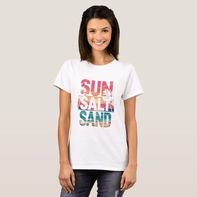 Camiseta Summer Sun Salt Sand (Frente Completa)